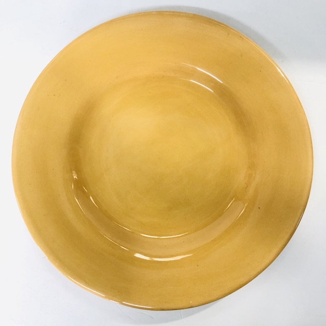 PLATTER, Ochre Yellow